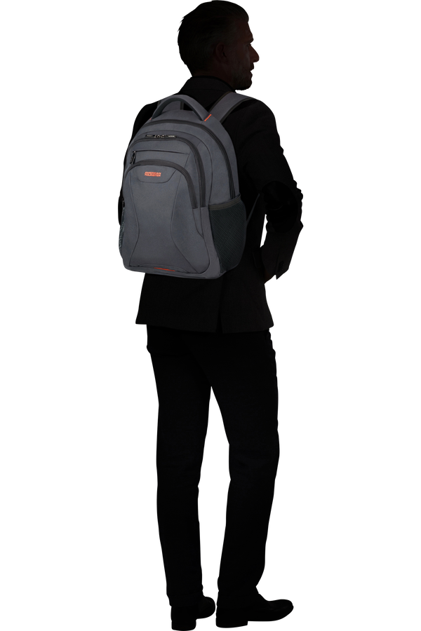 American Tourister At Work Laptop Backpack  15.6inch Grey/Orange