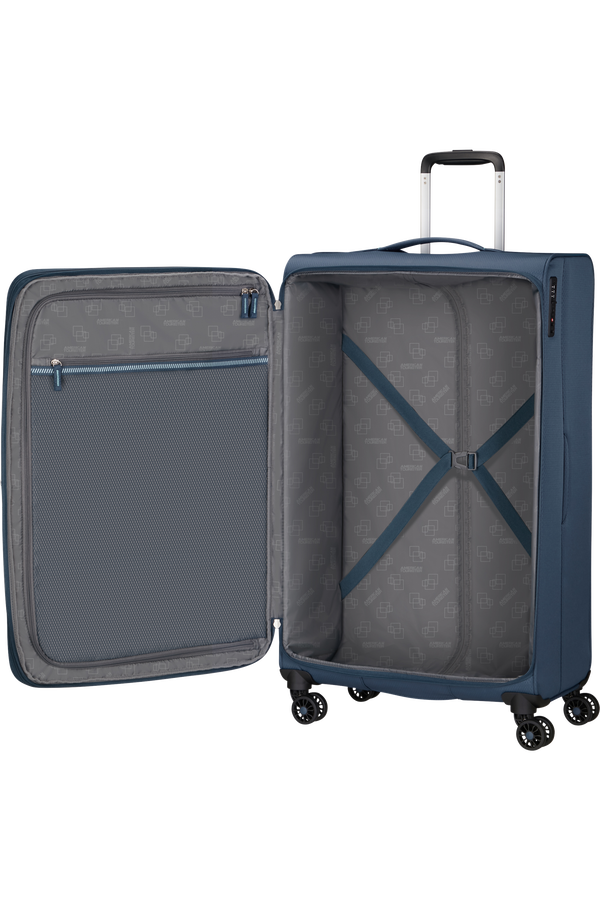 American Tourister Aerospin Spinner Expandable L  Indigo