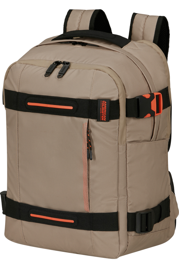 American Tourister Urban Track Laptop Backpack Coated 15.6'  Beige/Orange