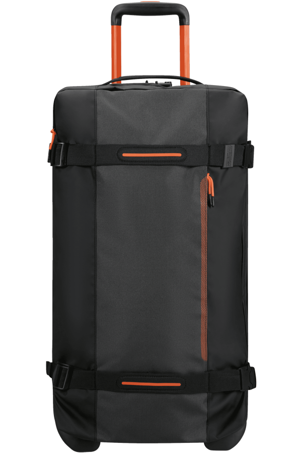 American Tourister Urban Track Duffle with Wheels Lmtd M  Fekete/Narancssárga