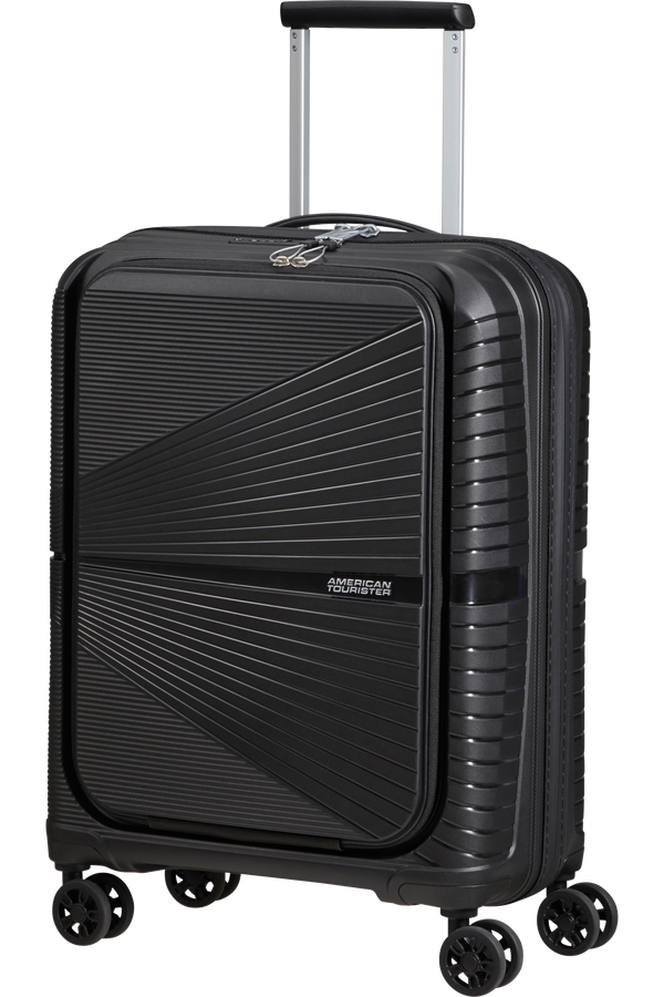 American Tourister Airconic Spinner Frontloader 15.6' 55cm  Onyx Black
