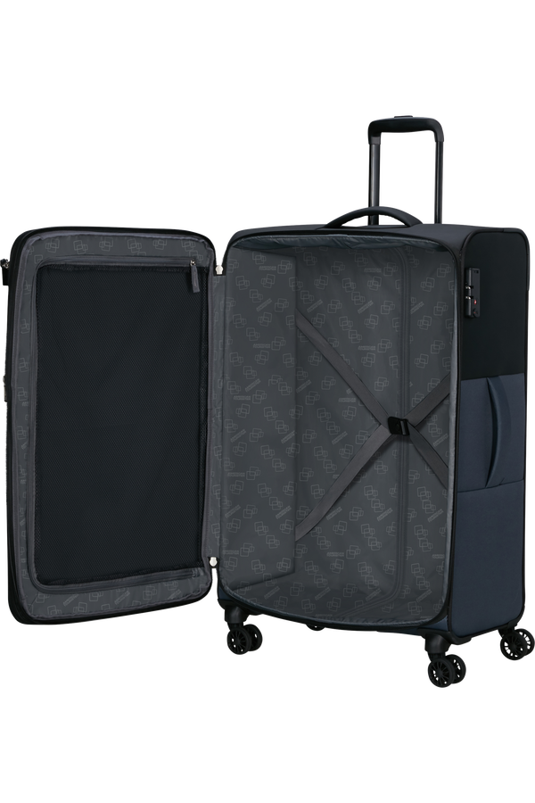 American Tourister Daring Dash Spinner Expandable TSA L  Fekete/Szürke