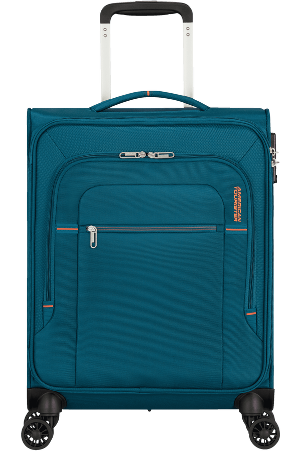 American Tourister Crosstrack Spinner 55cm Navy/Orange