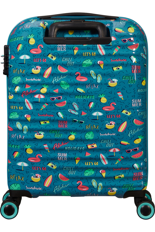 American Tourister Wavetwister Spinner TSA Print 55cm  Summer Relax