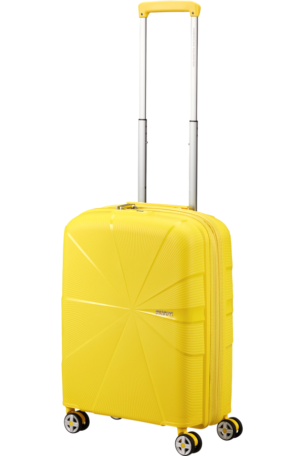 American Tourister Starvibe Spinner Expandable TSA 55cm Electric Lemon American Tourister Starvibe Spinner Expandable TSA 55cm Electric Lemon