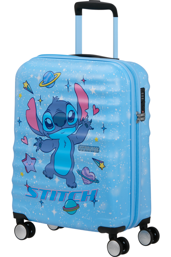 Disney Wavebreaker 55cm Kabin bőr&ouml;nd | American Tourister Disney Wavebreaker Spinner TSA Disney Fl 55cm  Stitch Universe