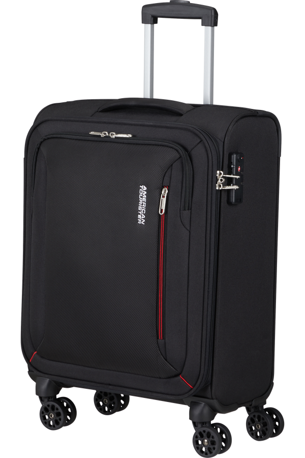 American Tourister Hyperspeed Spinner TSA 55cm  Koromfekete