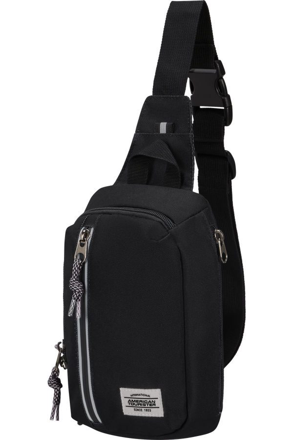 American Tourister Brightup Sling Bag Zip  Fekete