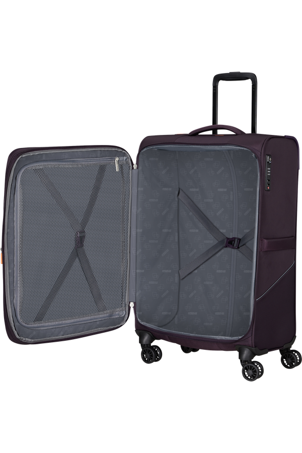 American Tourister SummerRide Spinner M EXP TSA 69cm  Dark Plum