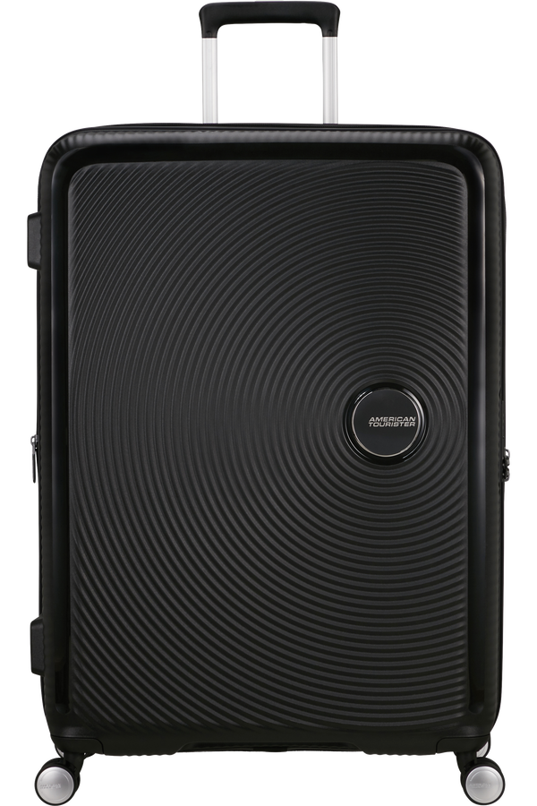 American Tourister SoundBox Spinner TSA Expandable 80cm Mély fekete