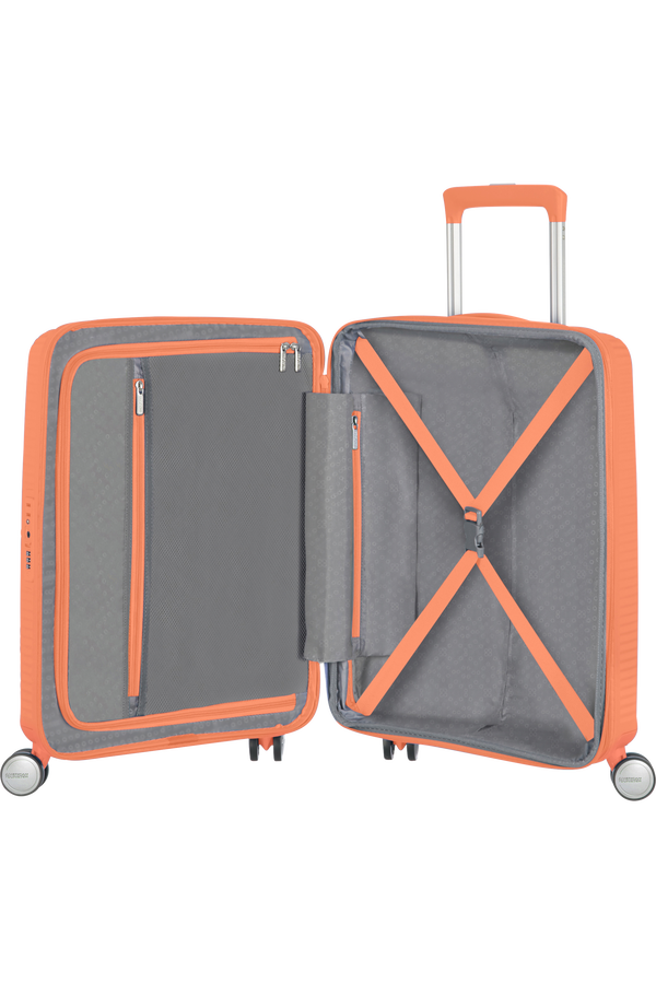 American Tourister Soundbox Spinner TSA Expandable 55cm  Cantaloupe American Tourister Soundbox Spinner TSA Expandable 55cm  Cantaloupe