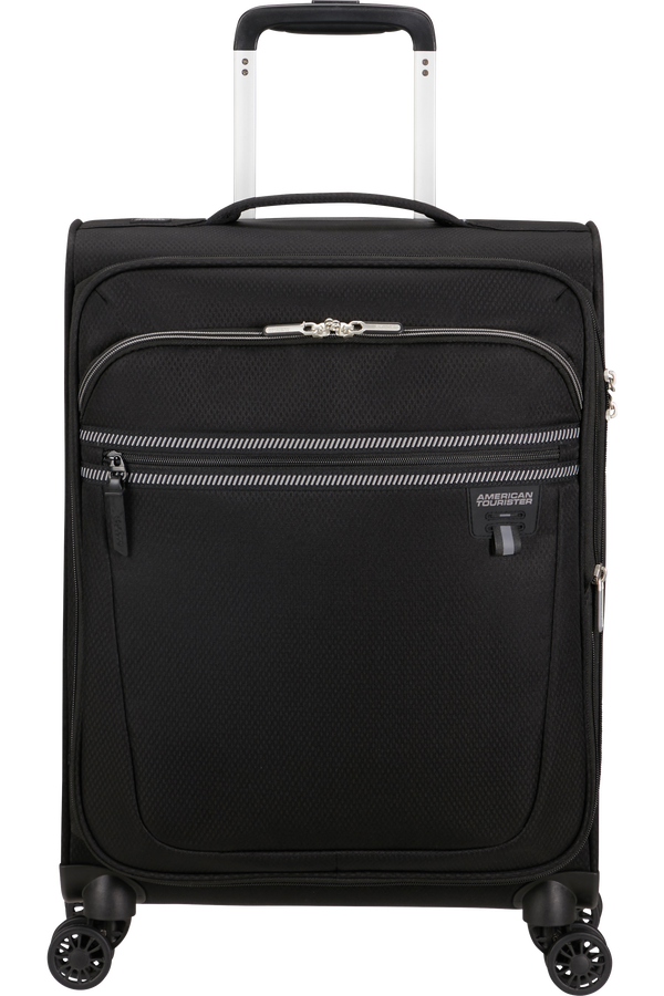 American Tourister Aerospin Spinner Expandable S  Fekete