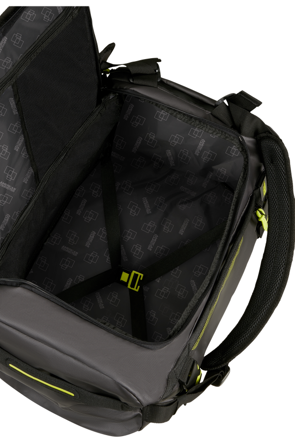American Tourister Urban Track Duffle/Backpack Coated L  Fekete-Lime