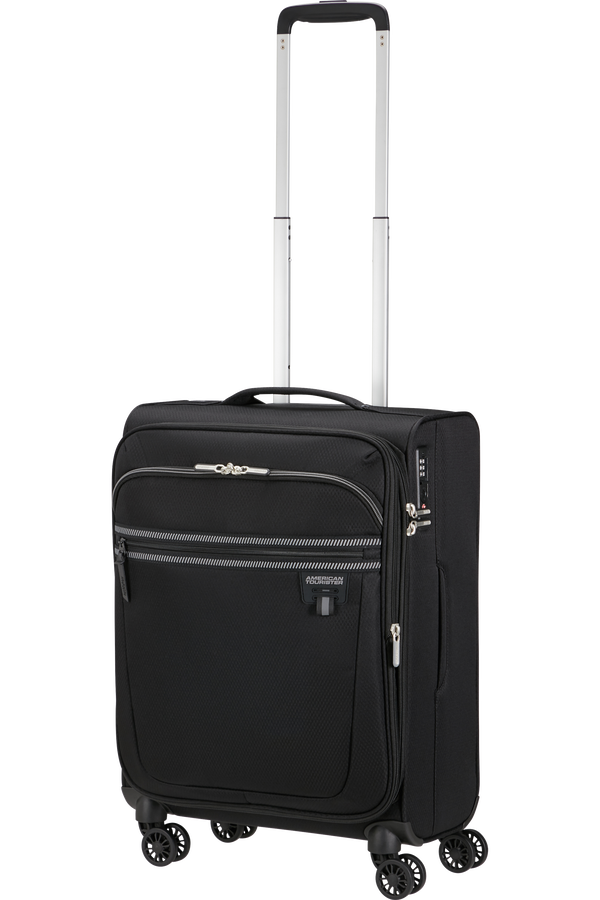 American Tourister Aerospin Spinner Expandable S  Fekete