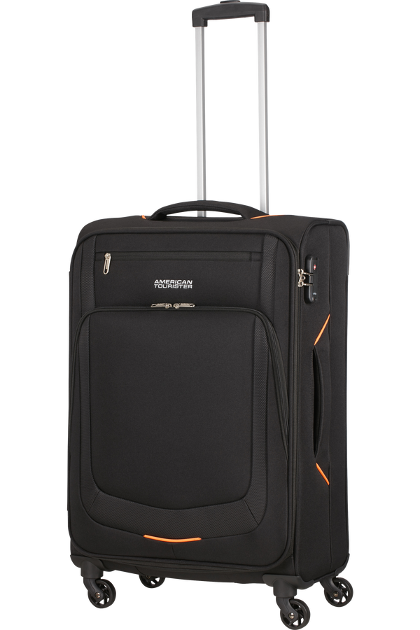 American Tourister Summer Session Spinner TSA M  Black/Orange