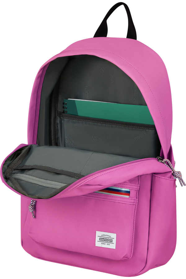 American Tourister Upbeat Backpack Zip  Bubble Gum Pink American Tourister Upbeat Backpack Zip  Bubble Gum Pink