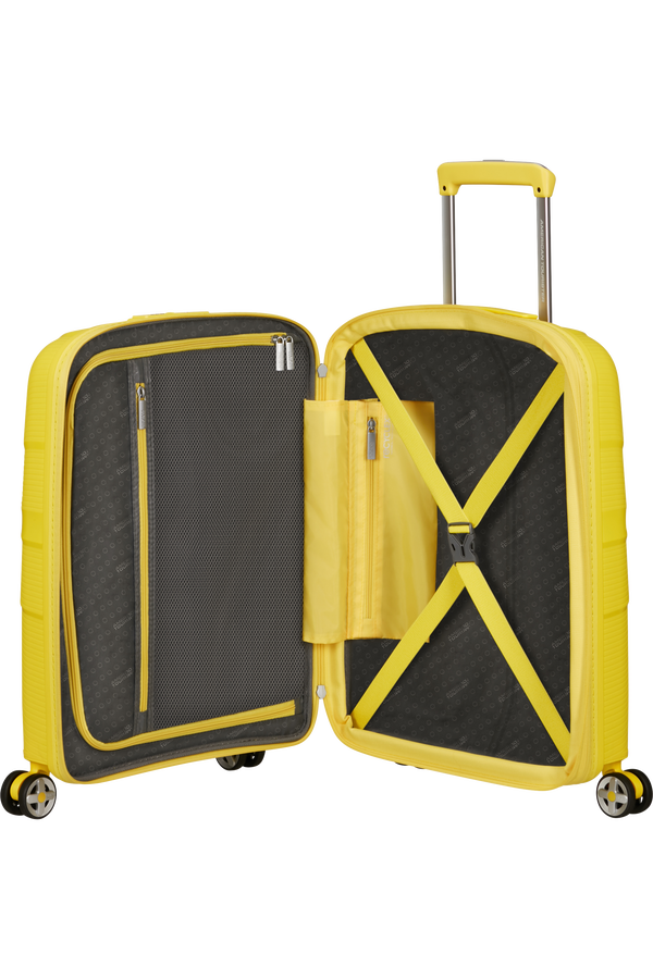 American Tourister Starvibe Spinner Expandable TSA 55cm Electric Lemon American Tourister Starvibe Spinner Expandable TSA 55cm Electric Lemon