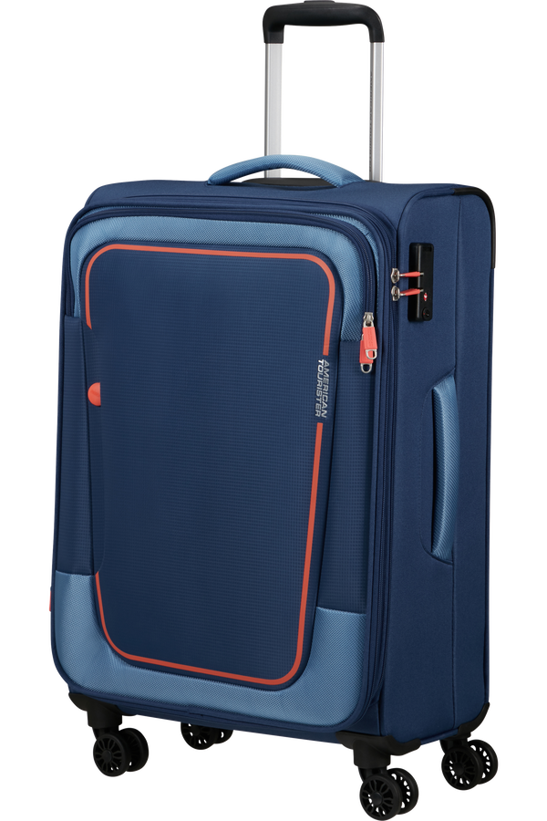 American Tourister Pulsonic Spinner Expandable 68cm  Sötétkék