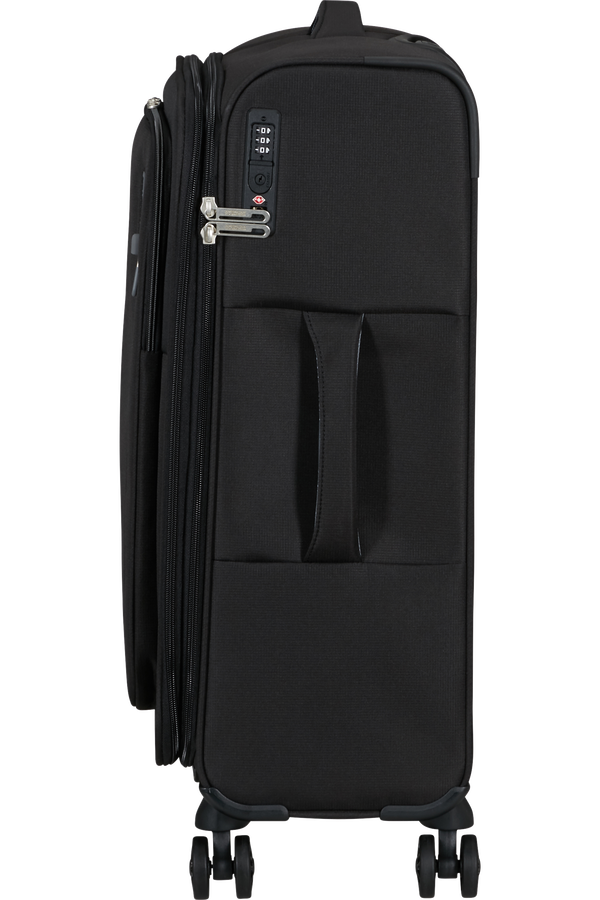 American Tourister Cloudrider Spinner EXP TSA M  Koromfekete