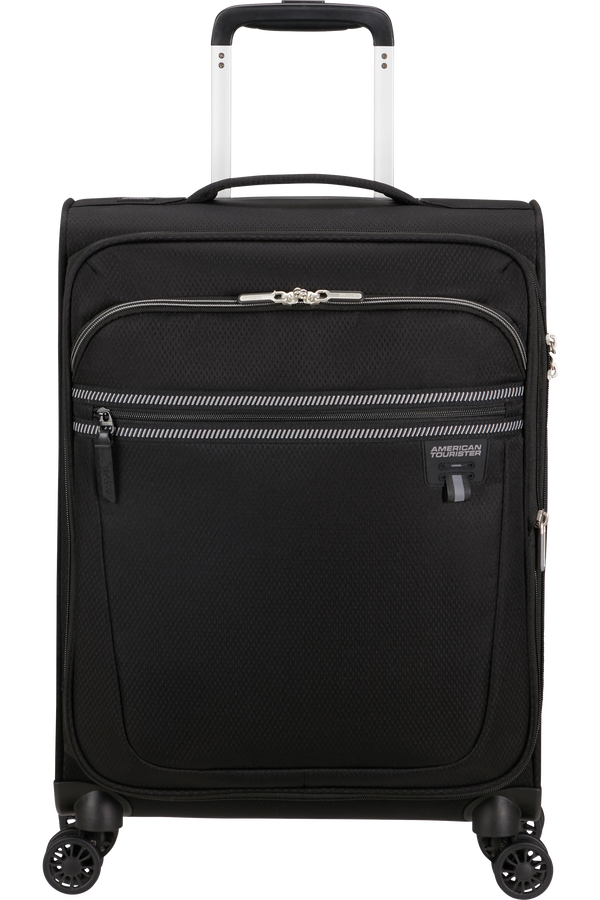American Tourister Aerospin Spinner Expandable S  Fekete