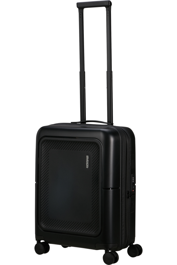 American Tourister DashPop Spinner Expandable TSA 55cm True Black American Tourister DashPop Spinner Expandable TSA 55cm True Black