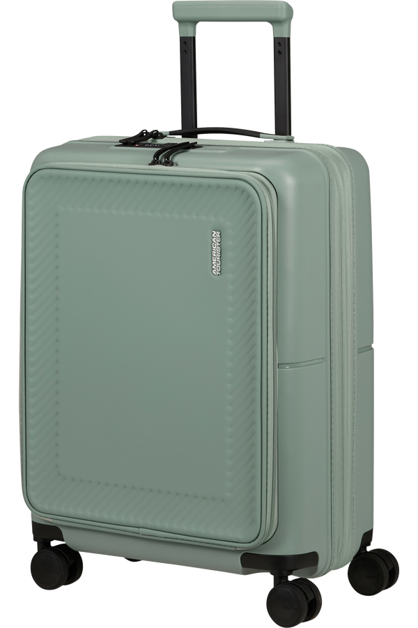 American Tourister DashPop Spinner Expandable Frontloader 55cm  Iceberg Green