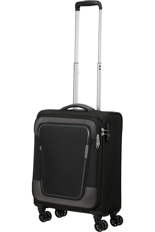 American Tourister Pulsonic Spinner Expandable 55cm  Aszfalt fekete