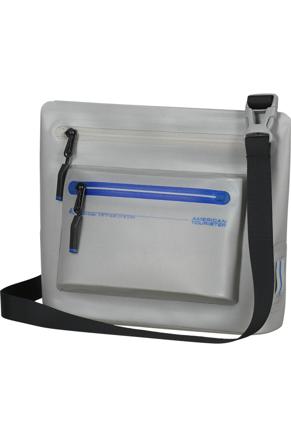 Colourdry M V&aacute;llt&aacute;ska | American Tourister Colourdry Shoulder Bag M  Glacial Silver