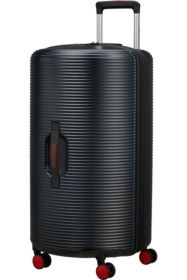 American Tourister Rollio Spinner 75cm  Fekete/piros