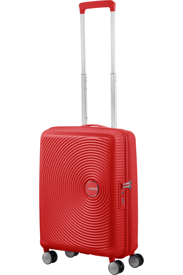 American Tourister Soundbox Spinner Expandable 55cm  Coral Red