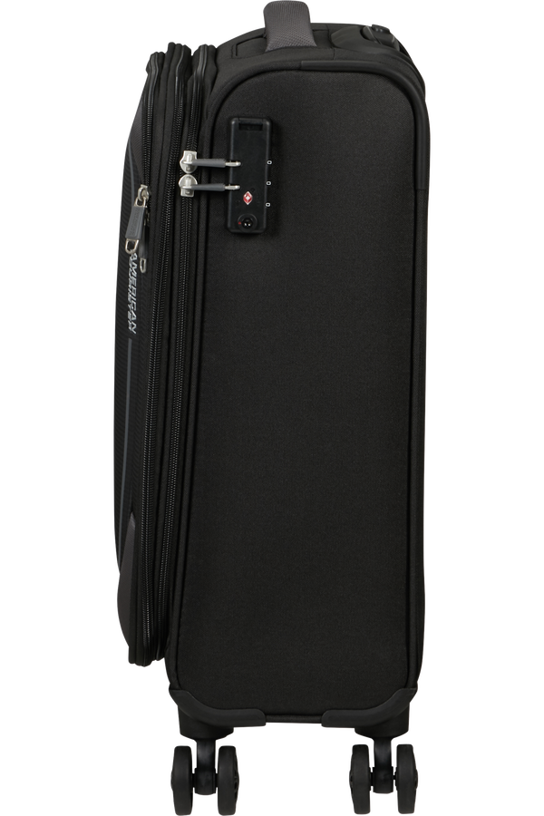 American Tourister Pulsonic Spinner Expandable 55cm  Aszfalt fekete