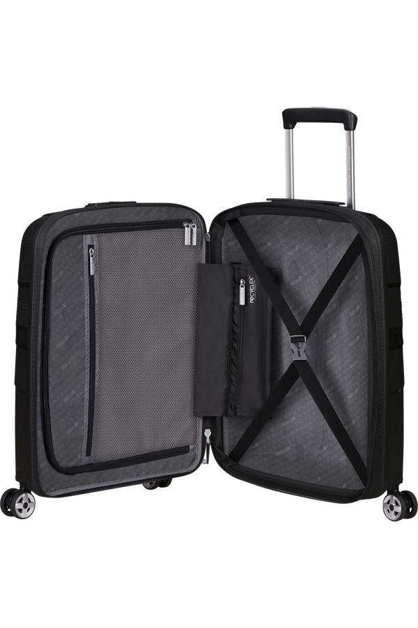 American Tourister Starvibe Spinner Expandable TSA 55cm Fekete