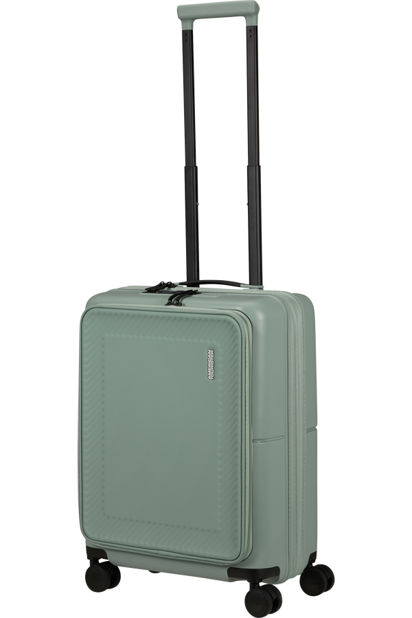 American Tourister DashPop Spinner Expandable Frontloader 55cm  Iceberg Green