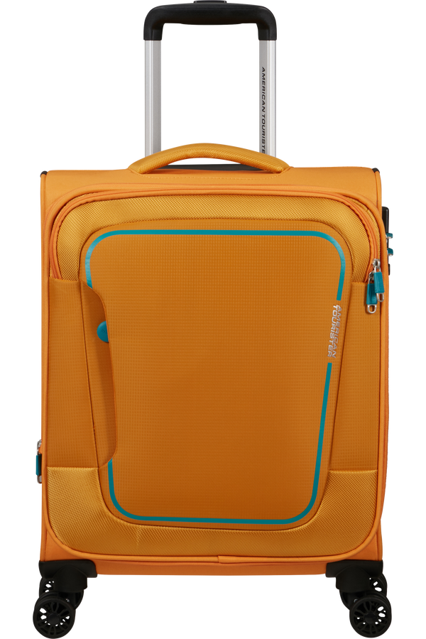 American Tourister Pulsonic Spinner Expandable 55cm  Naplemente sárga