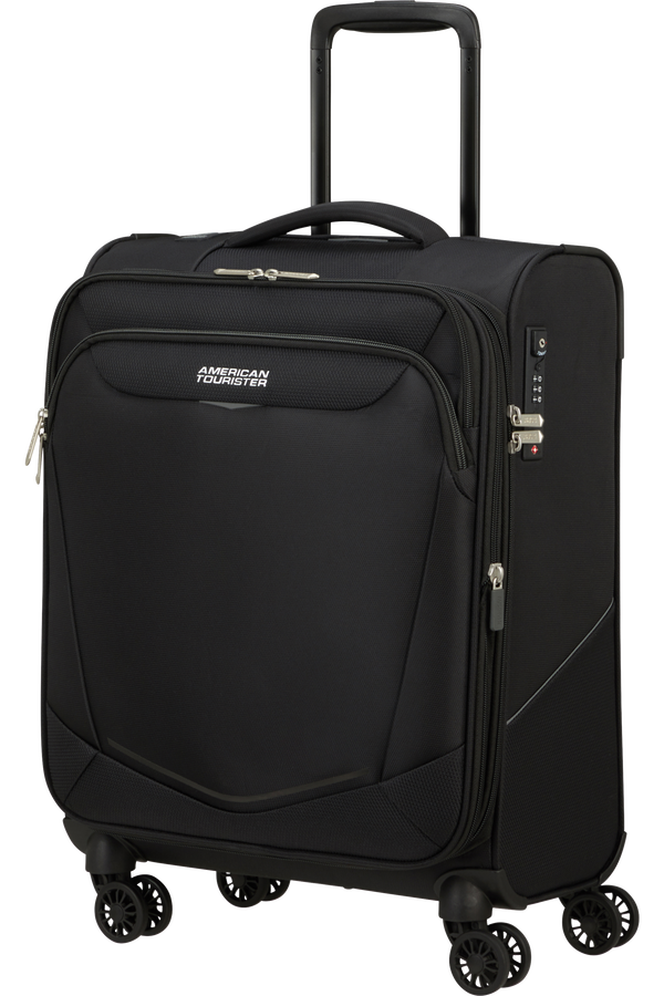 American Tourister SummerRide Spinner S EXP TSA 55cm Fekete American Tourister SummerRide Spinner S EXP TSA 55cm Fekete