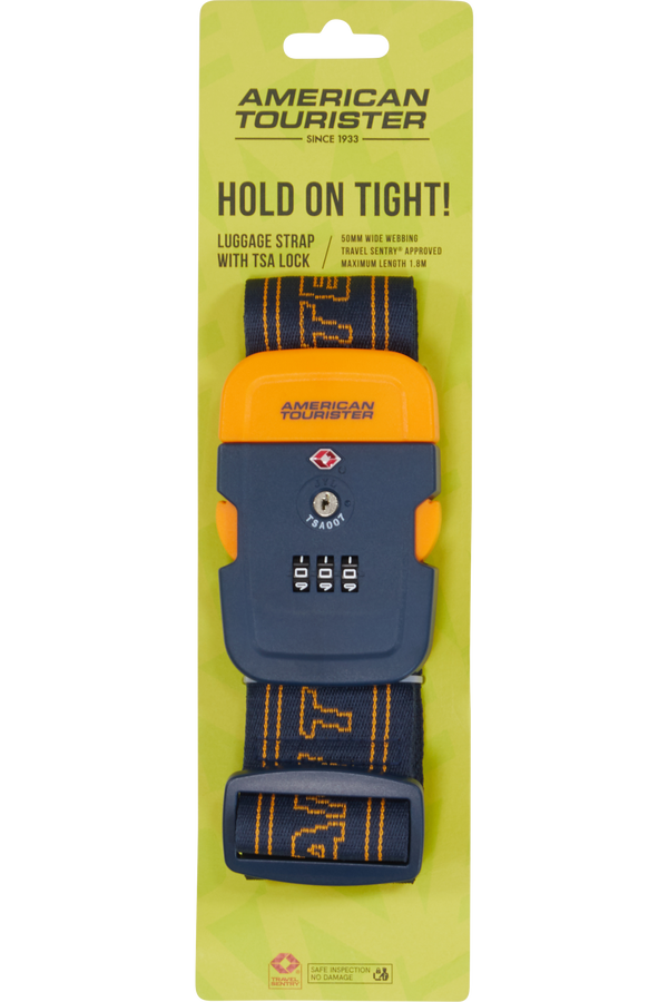 American Tourister American Tourist. Ta Luggage Belt TSA  K&eacute;k/Narancs