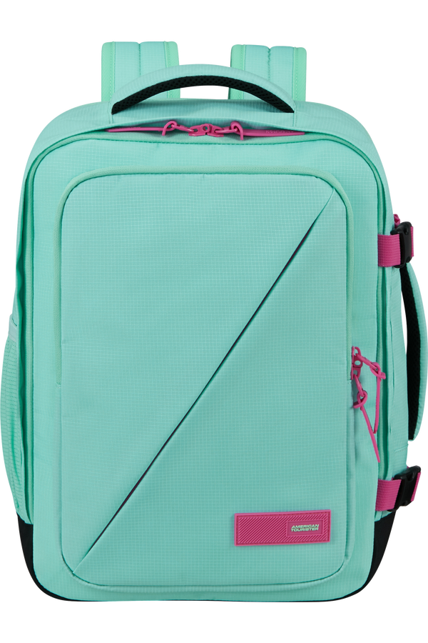 American Tourister Take2cabin Casual Backpack MS  Jelly Mint/Electric Fuchsia