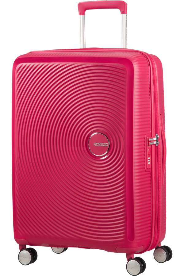American Tourister Soundbox Spinner poszerzany 67cm Lightning Pink