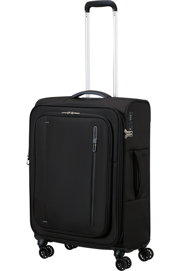 American Tourister Cloudrider Spinner EXP TSA M  Koromfekete
