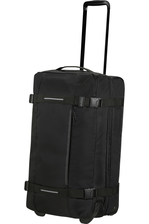 American Tourister Urban Track Duffle with Wheels M  Asphalt Black