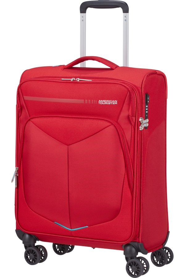 American Tourister Summerfunk Spinner Strict TSA 55cm  Red American Tourister Summerfunk Spinner Strict TSA 55cm  Red
