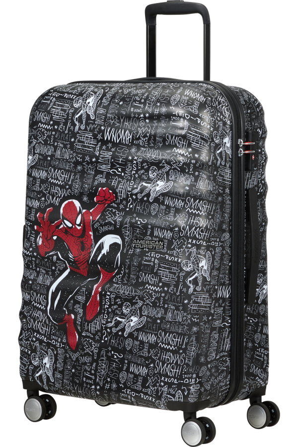 American Tourister Wavebreaker Disney Spinner 67cm  Spiderman Sketch