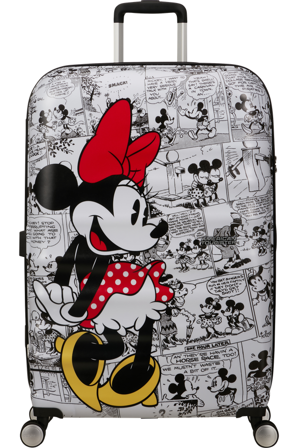 American Tourister Disney Wavebreaker Spinner TSA Disney Fl 77cm  Minnie, fehér