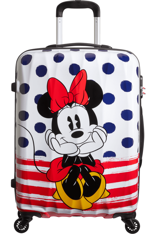 American Tourister Disney Legends Spinner 65cm  Minnie Blue Dots