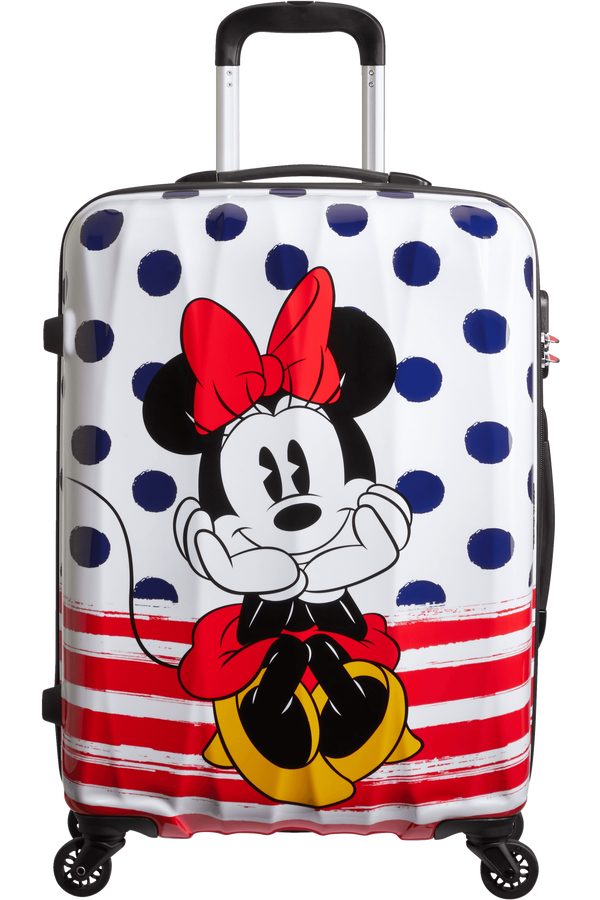 American Tourister Disney Legends Spinner 65cm Minnie Blue Dots