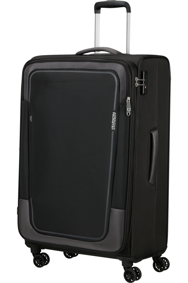 American Tourister Pulsonic Spinner Expandable 81cm  Aszfalt fekete