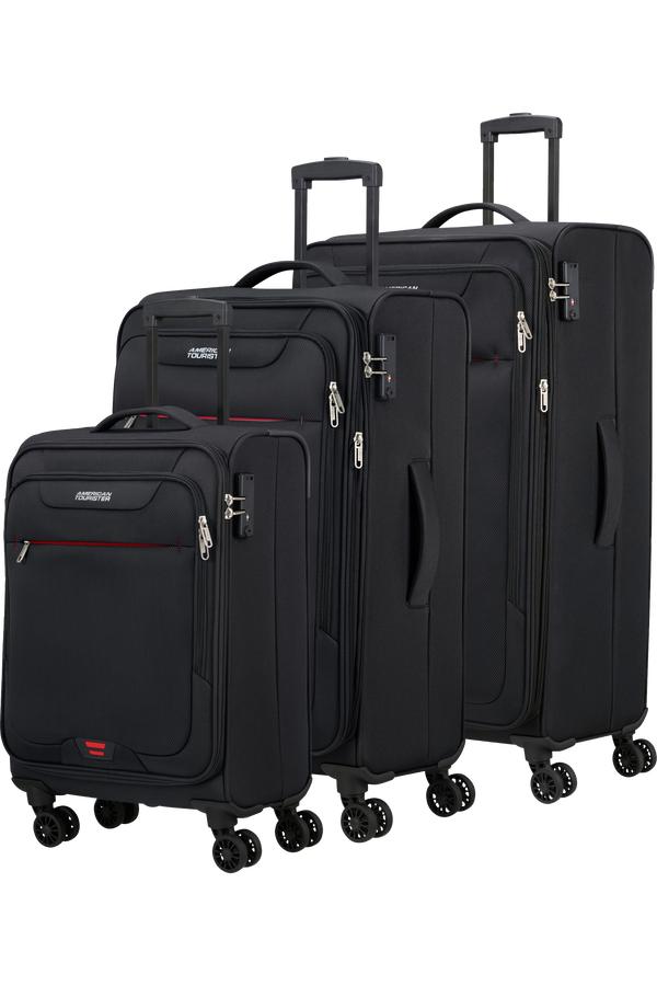 American Tourister Street Roll 3 Pc Set B  Fekete