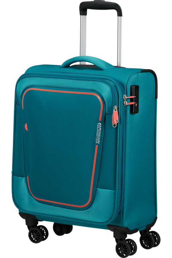 American Tourister Pulsonic Spinner Expandable 55cm  Stone Teal