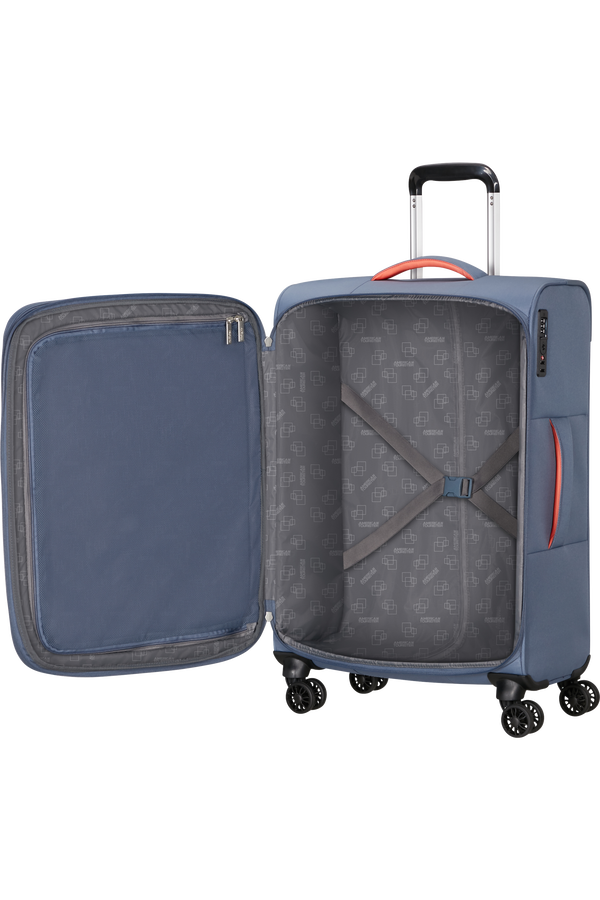 American Tourister Cloudrider Spinner EXP TSA M  Szürkéskék