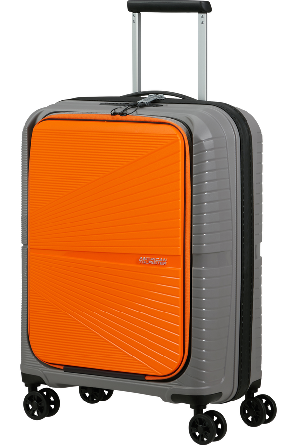 American Tourister Airconic Spinner Frontloader 15.6' 55cm  Sz&uuml;rke/Narancss&aacute;rga